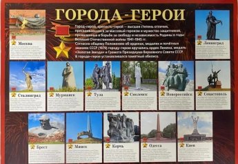 Год Защитника Отечества "Человек читающий" "Города - герои"