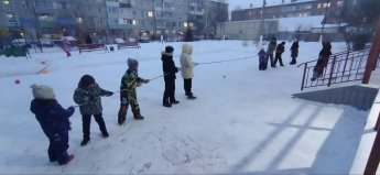зимние "Веселые старты"